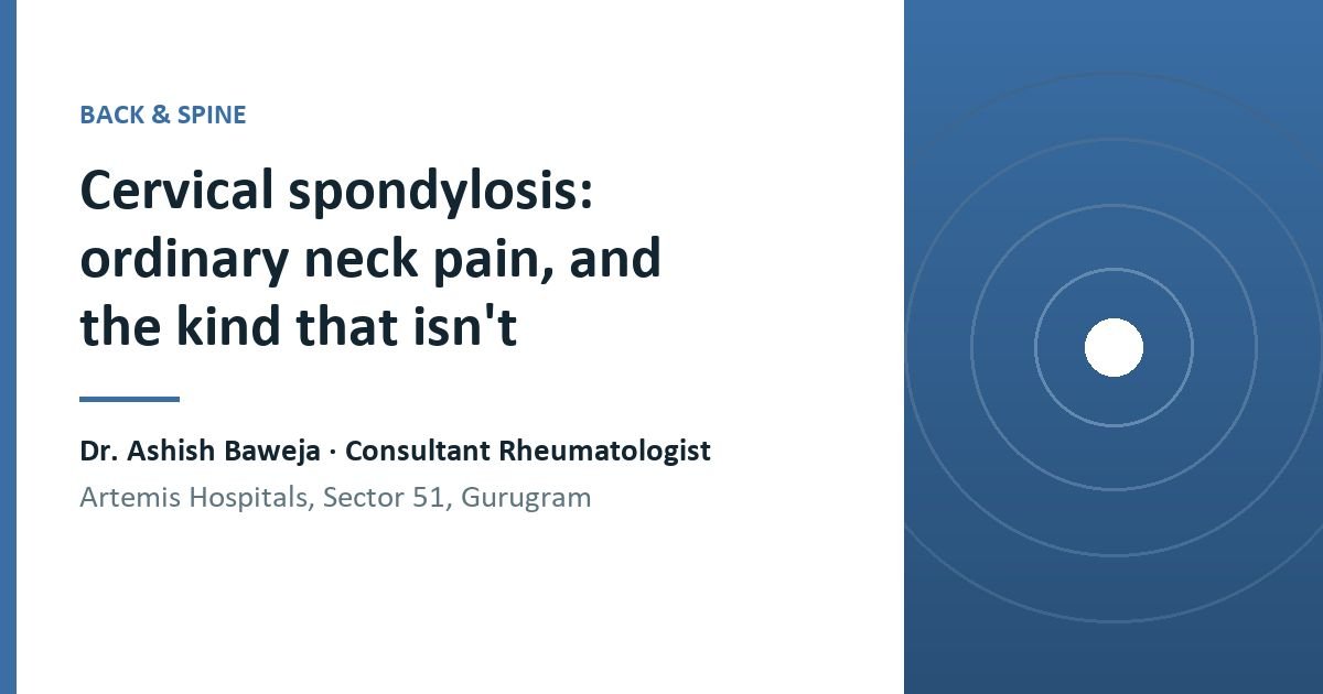 Almost every adult neck shows changes on a scan. What matters is which symptoms go with them, and which ones mean something is being compressed.