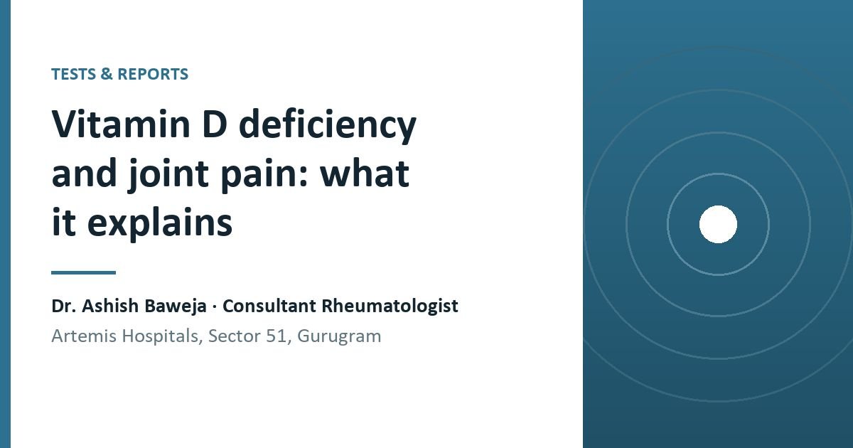 A low vitamin D result rarely explains sore joints. The pain a real deficiency causes has a distinct pattern, and mistaking one for the other delays treatment.